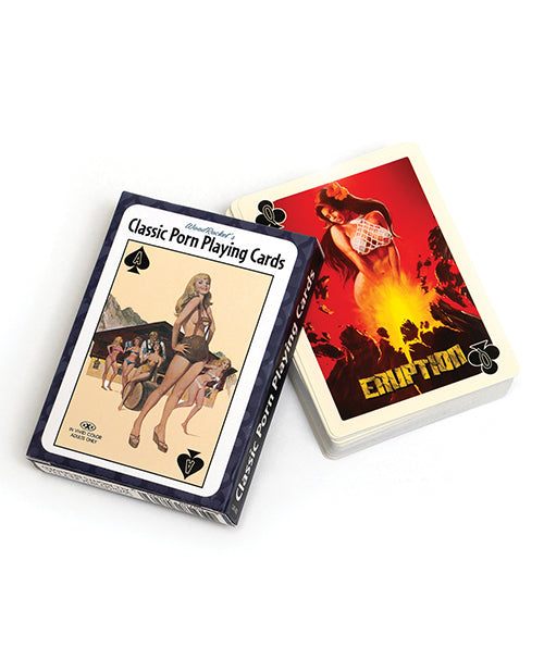 product image, Wood Rocket Classic Porn Playing Cards