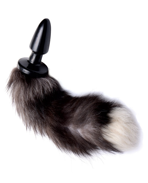 image of product,Tailz Grey Fox Tail Anal Plug