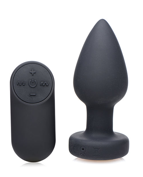 image of product,Bootysparks Silicone Vibrating Led Plug