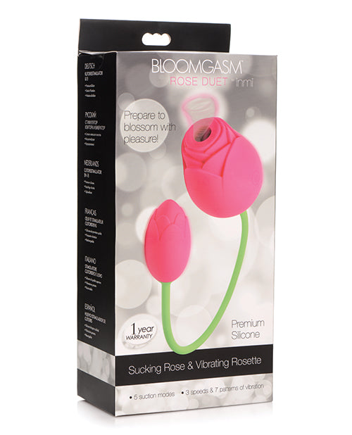 product image, NO ETA Inmi Bloomgasm 5X Suction Rose Duet - Pink