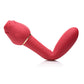 NO ETA Inmi Bloomgasm Sweet Heart Rose 5X Suction & 10X Vibrator - Red