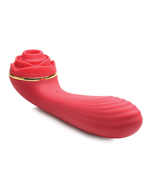 image of product,Inmi Bloomgasm Passion Petals 10x Silicone Suction Rose Vibrator