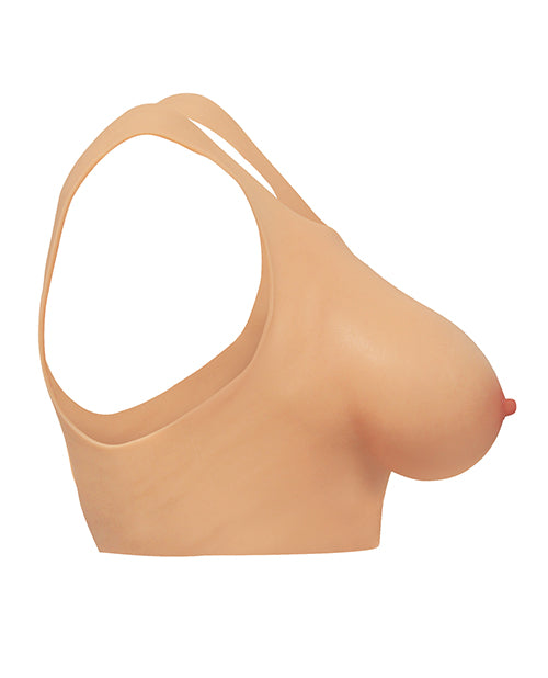 image of product,Master Series Perky Pair D Cup Silicone Breasts - Light