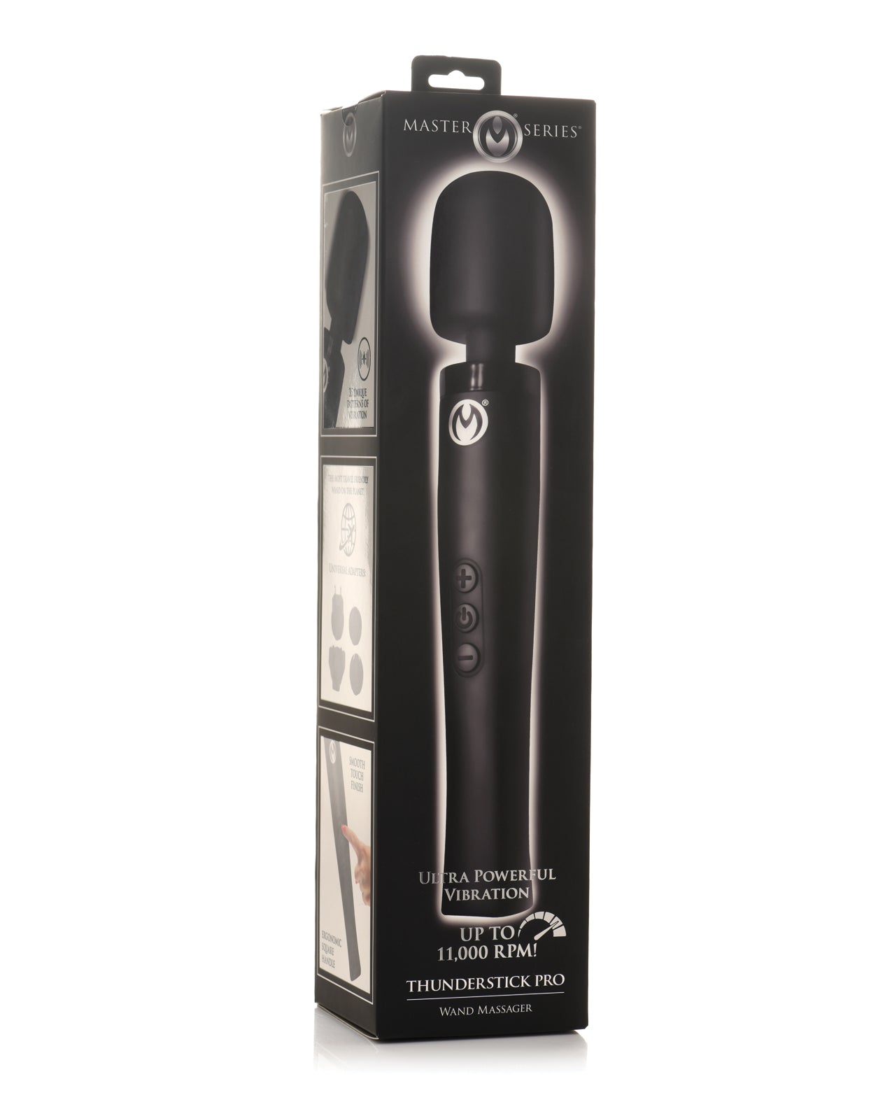 product image, Master Series Thunderstick Pro Wand Massager - Black