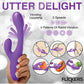 Inmi Tri-Flick Flicking Rabbit Vibrator - Purple