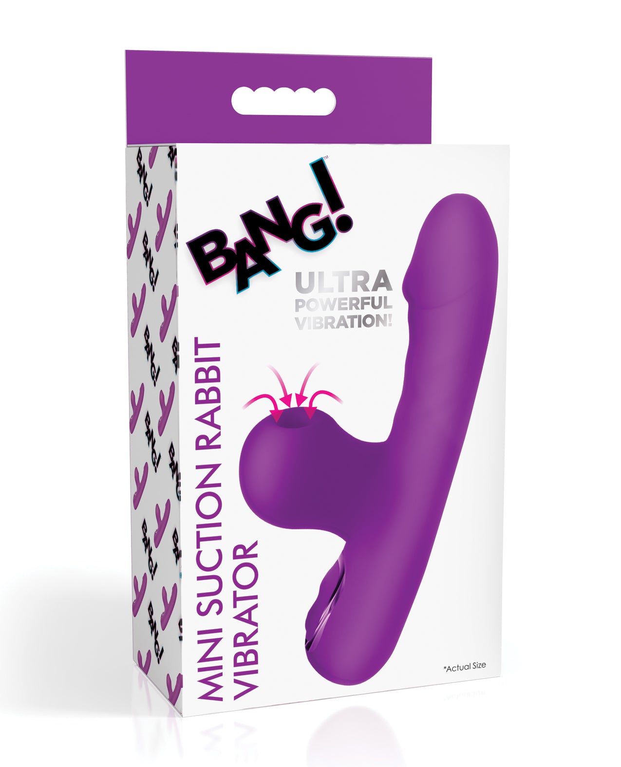 product image, Bang! Mini Suction Rabbit Vibrator - Purple