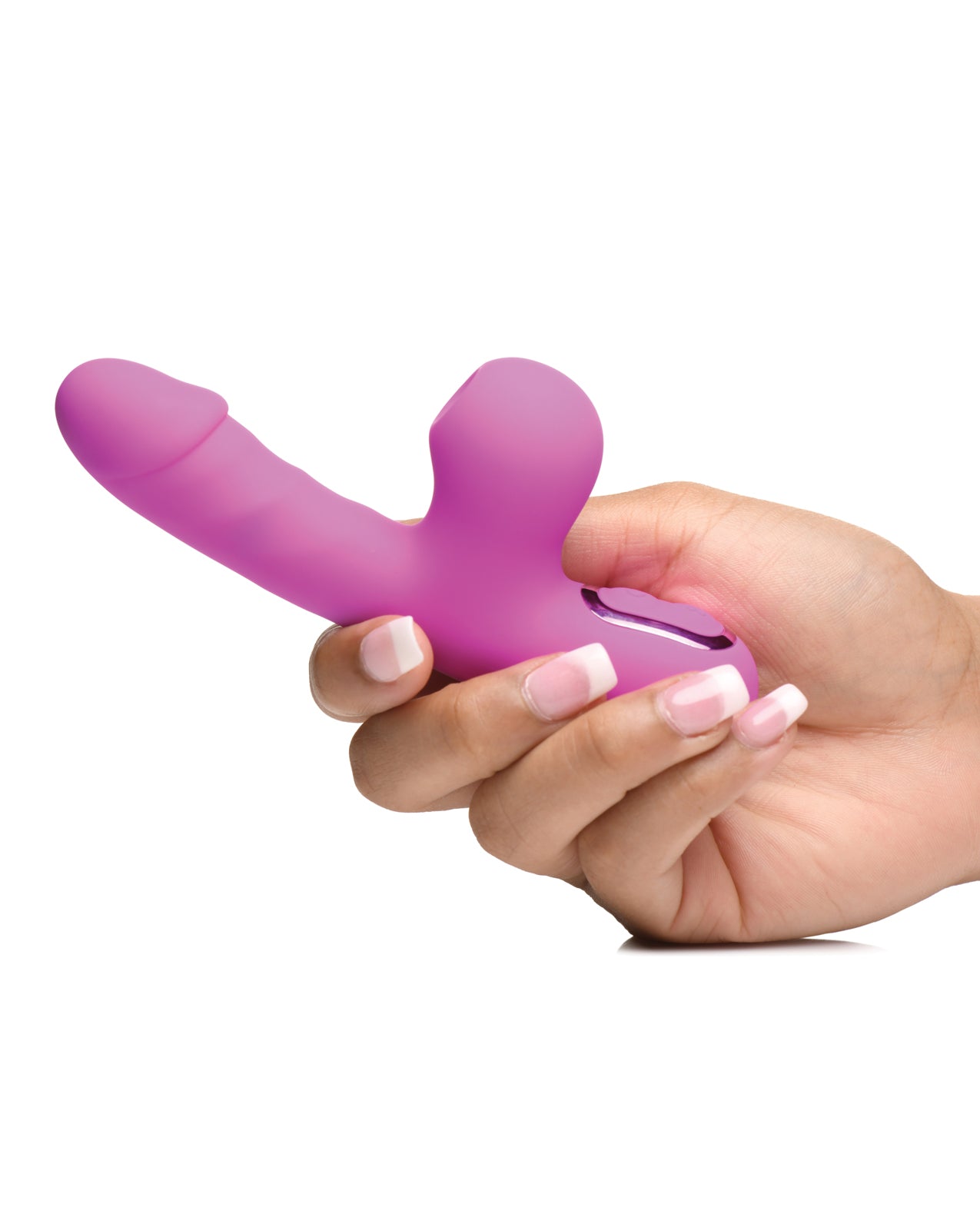 image of product,Bang! Mini Suction Rabbit Vibrator - Purple