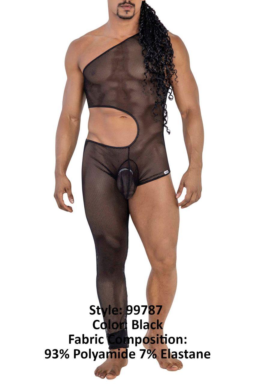 image of product,One Shoulder One Leg Bodysuit