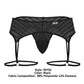 Mesh Garter Thongs