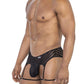 Mesh Garter Thongs
