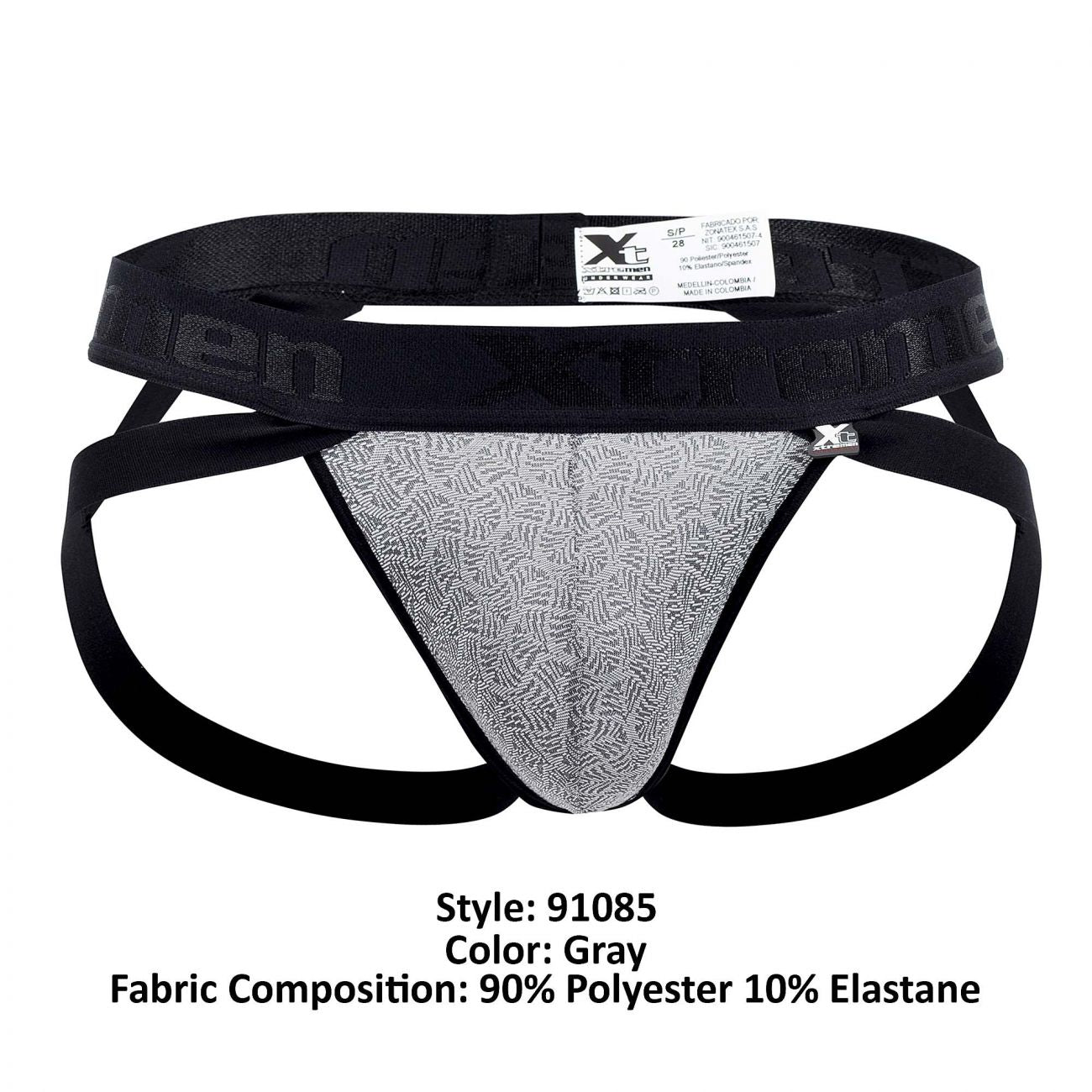 image of product,Microfiber Jacquard Jockstrap