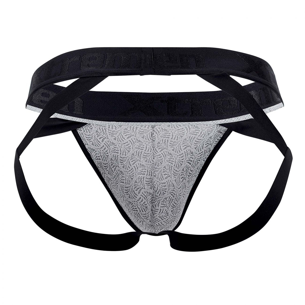 image of product,Microfiber Jacquard Jockstrap