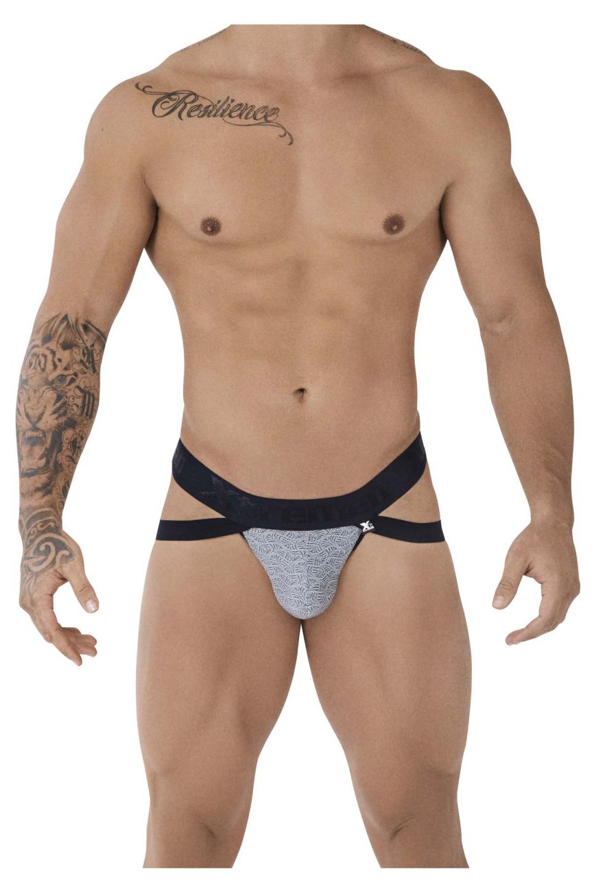 image of product,Microfiber Jacquard Jockstrap