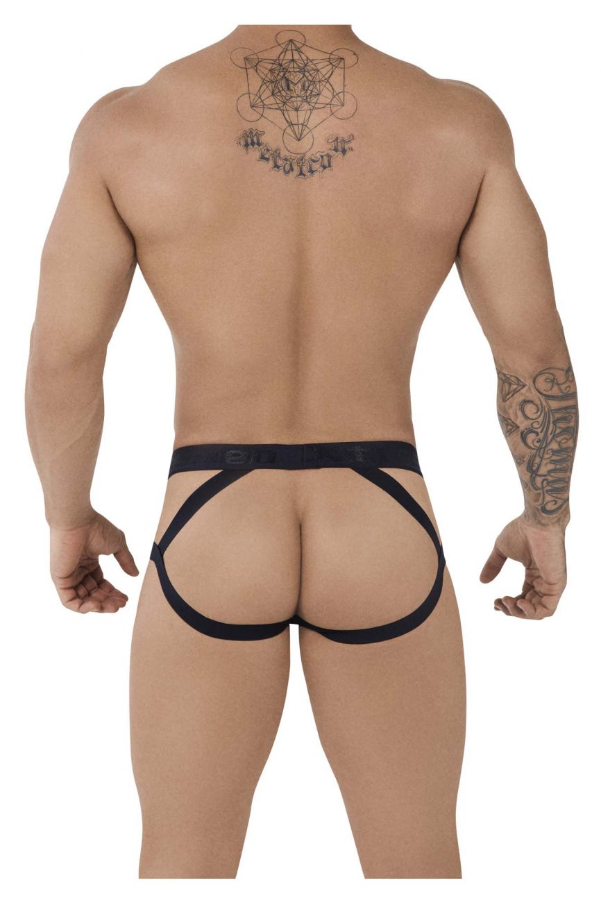 image of product,Microfiber Jacquard Jockstrap