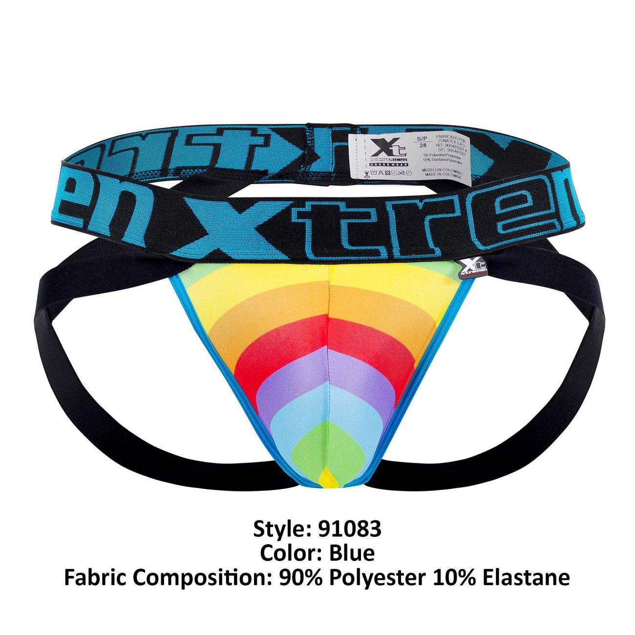 image of product,Microfiber Pride Jockstrap