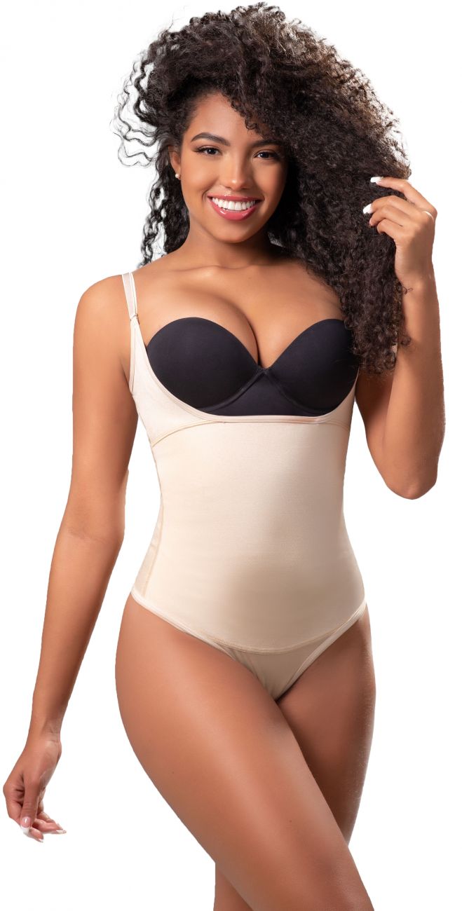 image of product,Evonne Underbust Bodysuit in Thong