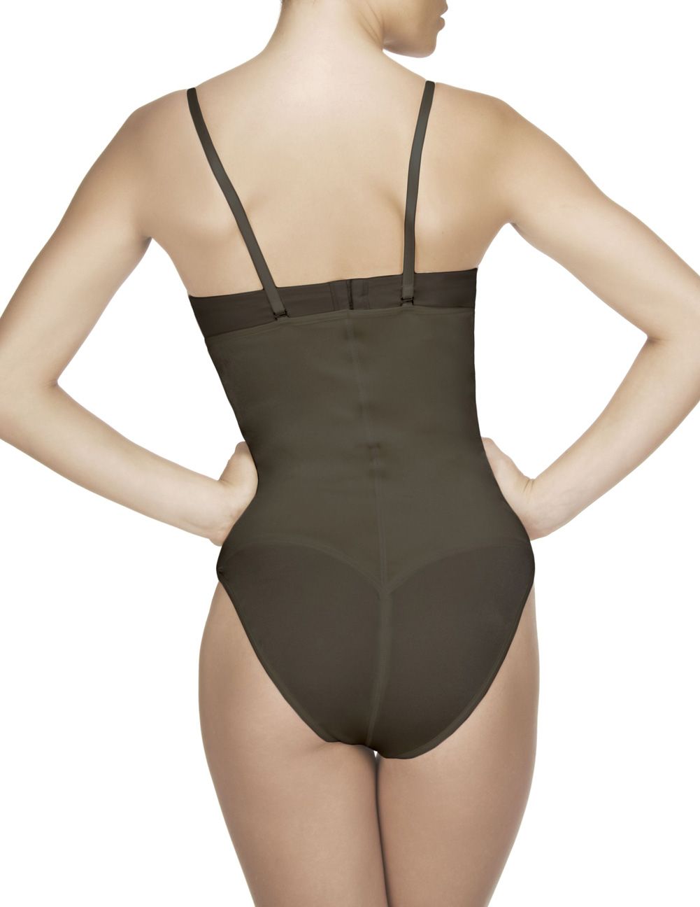 image of product,Nadine Strapless Bodysuit in Bikini