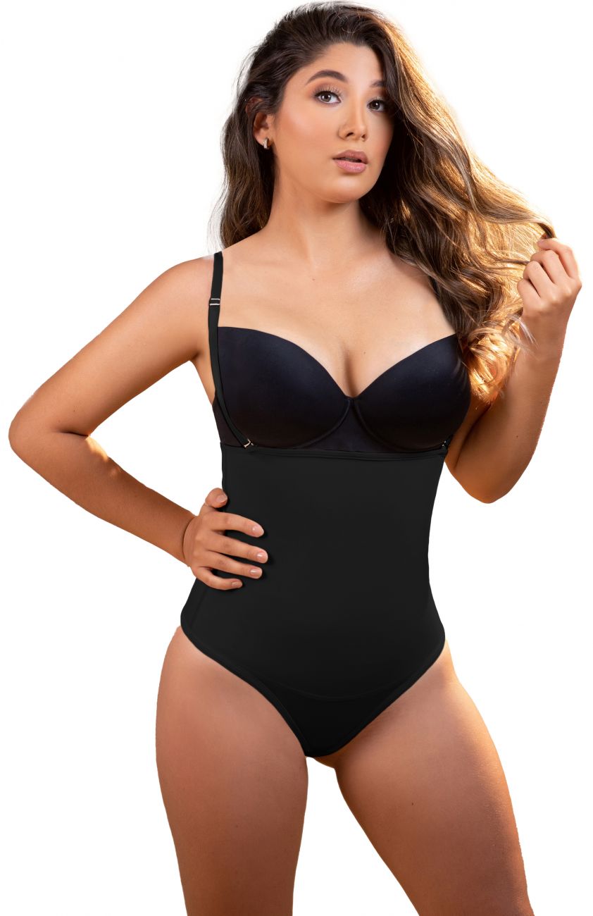 image of product,Nadine Strapless Bodysuit in Thong