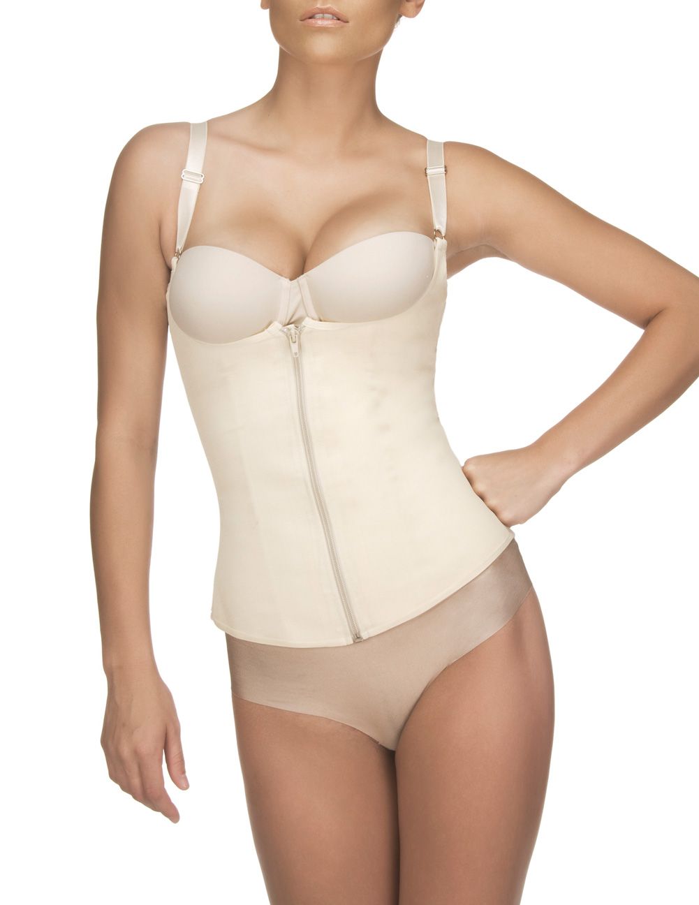 image of product,Felice Underbust Waist Cincher w/ Zipper