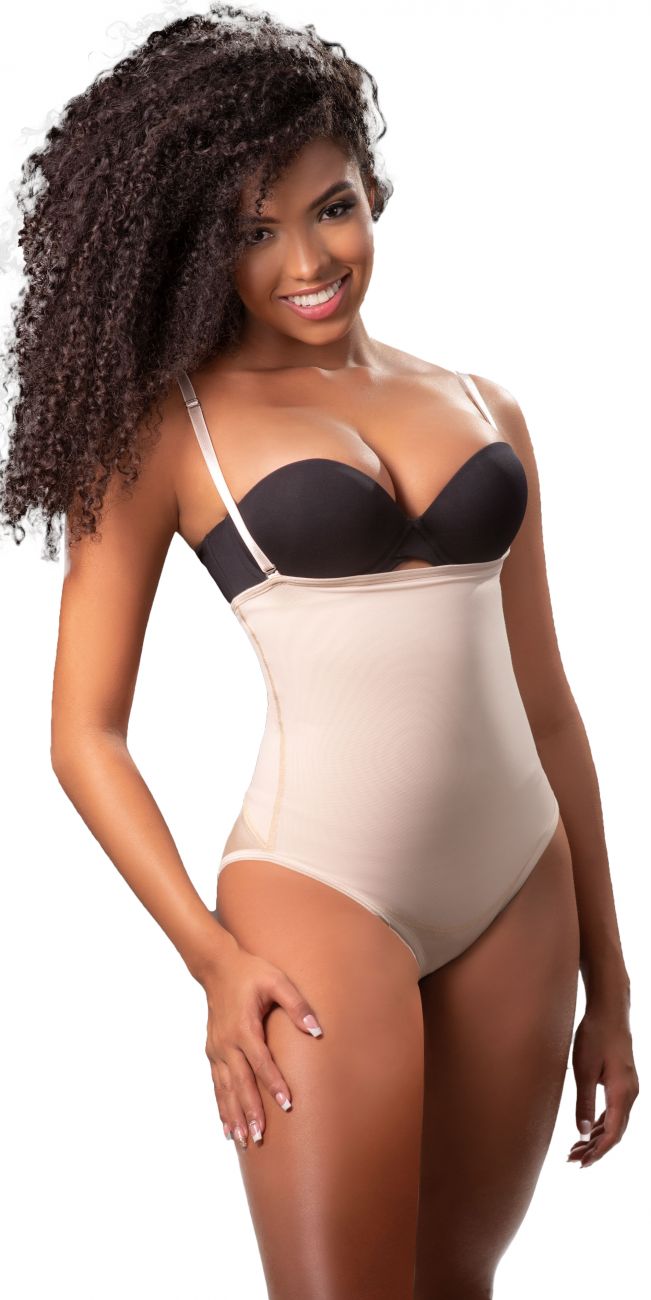 image of product,Nadine Strapless Bodysuit in Bikini