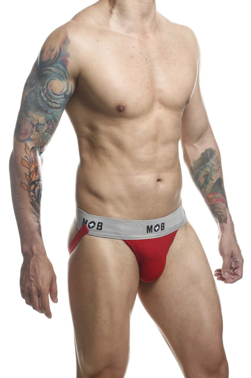 image of product,MOB Classic Fetish Jock 3 Inches Jockstrap