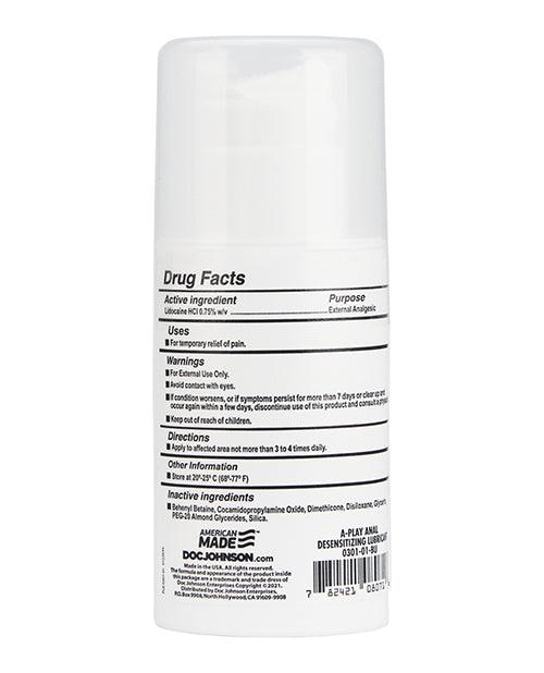 image of product,A Play Anal Desensitizing Gel - 3.4 Oz - SEXYEONE