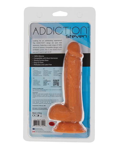 image of product,Addiction Steven 7.5" Dildo - Caramel - SEXYEONE