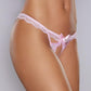 Adore Peach-y Lace & Mesh Open Panty - SEXYEONE