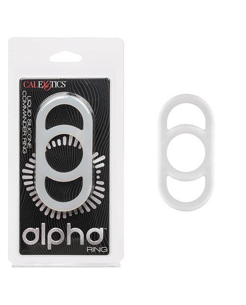 Alpha Liquid Silicone Commander Cock Ring - - SEXYEONE