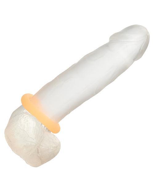 image of product,Alpha Liquid Silicone Glow in the Dark Prolong Cock Ring - SEXYEONE