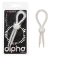 Alpha Liquid Silicone Lasso Cock Ring - SEXYEONE