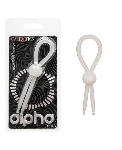 Alpha Liquid Silicone Lasso Cock Ring - SEXYEONE