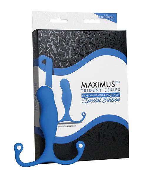 image of product,Aneros Maximus Syn Trident Special Edition Prostate Stimulator - Blue - SEXYEONE