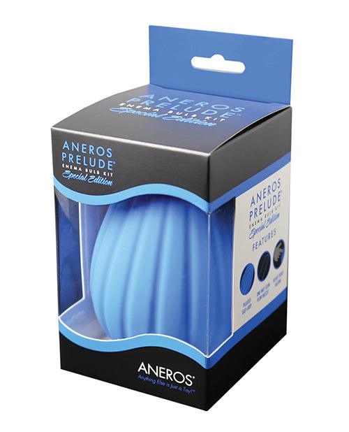 Aneros Prelude Enema Special Edition Bulb Kit - Blue - SEXYEONE