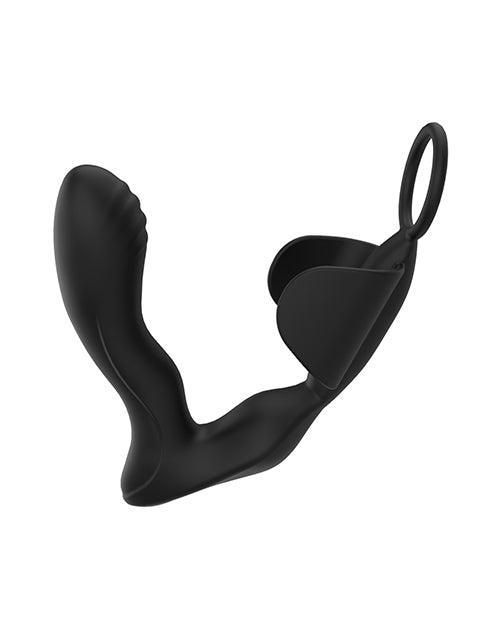 image of product,Atomic Heat-up P-Spot Massager - Black - SEXYEONE