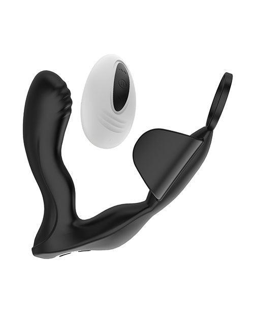 image of product,Atomic Heat-up P-Spot Massager - Black - SEXYEONE