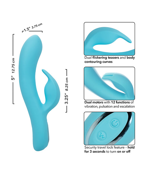 image of product,Azure Collection Bunny G Rabbit Vibrator - Blue - SEXYEONE