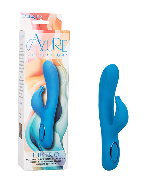 product image, Azure Collection Flutter G Vibrator - Blue - SEXYEONE