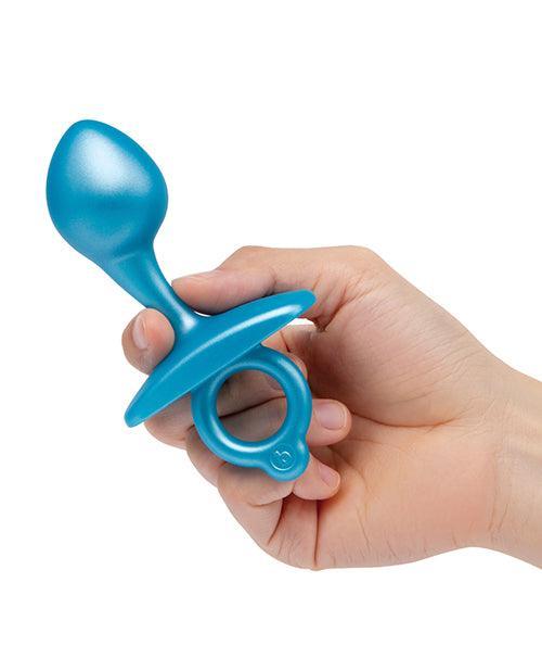 B-Vibe Butties Bulb Tapered Prostate Plug - Blue - SEXYEONE