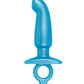 B-Vibe Butties Hither Tapered Prostate Plug - Blue - SEXYEONE