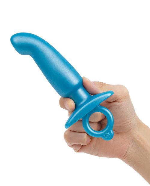 image of product,B-Vibe Butties Hither Tapered Prostate Plug - Blue - SEXYEONE