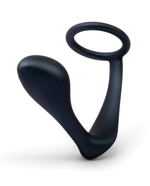 image of product,B-Vibe Butties Ringer Cock Ring & Prostate Plug - Black - SEXYEONE