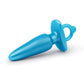 B-Vibe Butties Sleek Tapered Plug - Blue - SEXYEONE