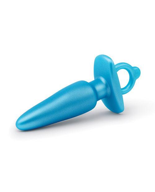 image of product,B-Vibe Butties Sleek Tapered Plug - Blue - SEXYEONE