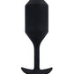 B-vibe Vibrating Weighted Snug Plug Xl - 247 G Black - SEXYEONE