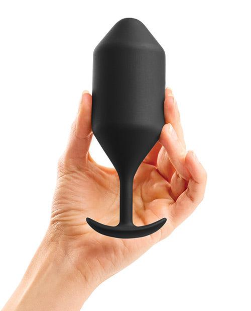 image of product,B-vibe Weighted Snug Plug 5 - 350 G - SEXYEONE