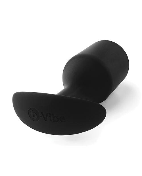 image of product,B-vibe Weighted Snug Plug 7 - 600 G Black - SEXYEONE