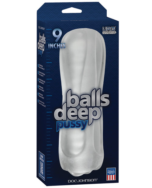 product image, Balls Deep The Baller 9" Pussy Stroker - Frost - SEXYEONE