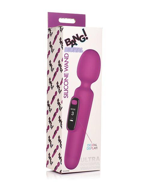 product image, Bang! 10X Digital Vibrating Wand - Purple - SEXYEONE