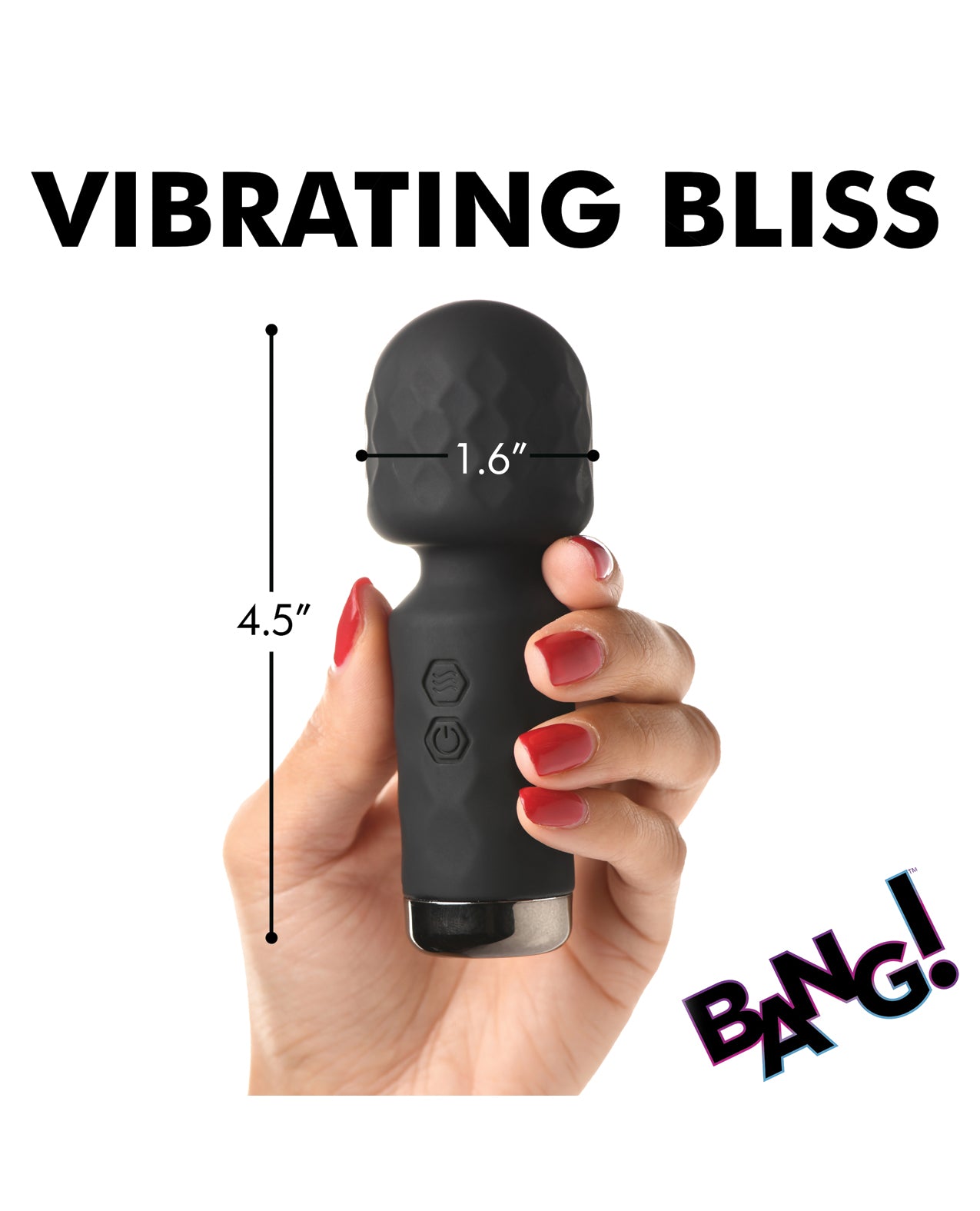 image of product,Bang! 10X Mini Silicone Wand - SEXYEONE